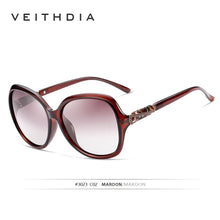Carica l&#39;immagine nel visualizzatore di Gallery, VEITHDIA Women Sun Glasses Polarized Gradient Lens  Ladies Designer Sunglasses Eyewear Accessories For Female 3023