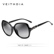 Carica l&#39;immagine nel visualizzatore di Gallery, VEITHDIA Women Sun Glasses Polarized Gradient Lens  Ladies Designer Sunglasses Eyewear Accessories For Female 3023