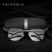 Load image into Gallery viewer, VEITHDIA Women Sunglasses Men Unisex Classic  Brand Alloy Polarized UV400 Vintage Eyewear Male Sun Glasses V3820