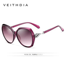 Carica l&#39;immagine nel visualizzatore di Gallery, VEITHDIA Occhiali da sole da donna Occhiali da sole polarizzati sfumati UV400 Occhiali da sole firmati da donna Accessori per occhiali da donna 3158 