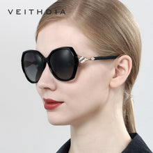 Carica l&#39;immagine nel visualizzatore di Gallery, VEITHDIA Occhiali da sole da donna Occhiali da sole polarizzati sfumati UV400 Occhiali da sole firmati da donna Accessori per occhiali da donna 3158 
