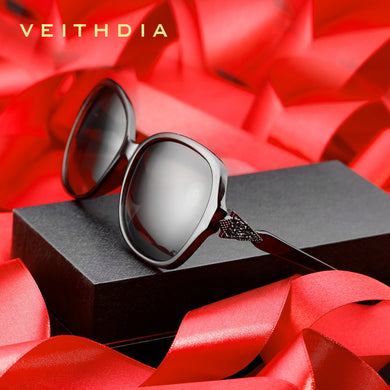 VEITHDIA Women's Sun glasses Polarized Gradient Lens  Ladies Designer Sunglasses Eyewear Accessories For Women 3068