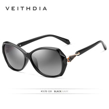 Carica l&#39;immagine nel visualizzatore di Gallery, VEITHDIA Occhiali da sole da donna Occhiali da sole polarizzati con lenti sfumate Occhiali da sole firmati da donna Accessori per occhiali da donna 3170 