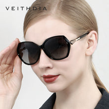 Carica l&#39;immagine nel visualizzatore di Gallery, VEITHDIA Occhiali da sole da donna Occhiali da sole polarizzati con lenti sfumate Occhiali da sole firmati da donna Accessori per occhiali da donna 3170 