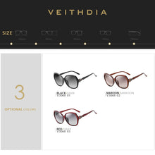 Load image into Gallery viewer, VEITHDIA Women's Sun glasses Polarized Gradient Lens  Ladies Designer Sunglasses Eyewear Accessories For Women 3068