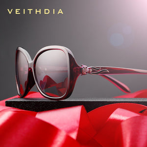 VEITHDIA Women's Sun glasses Polarized Gradient UV400 Lens  Ladies Sunglasses Eyewear Accessories For Women Oculos de sol