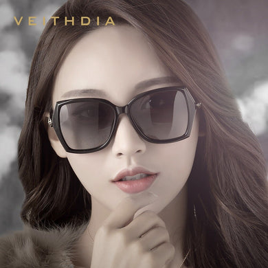 VEITHDIA Womens Retro Sun glasses Polarized  Ladies Brand Designer Sunglasses Eyewear For Women Female V3039