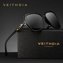 Load image into Gallery viewer, VEITHDIA Womens Retro Sun glasses Polarized  Ladies Brand Designer Sunglasses Eyewear For Women Female V3039