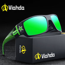 Load image into Gallery viewer, VIAHDA DESIGN Men Classic Polarized Sunglasses Male Sport Fishing Shades Eyewear UV400 Protection