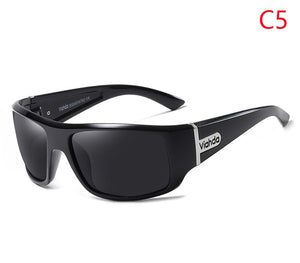 VIAHDA DESIGN Men Classic Polarized Sunglasses Male Sport Fishing Shades Eyewear UV400 Protection