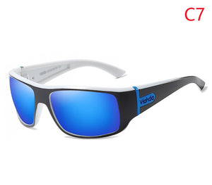 VIAHDA DESIGN Men Classic Polarized Sunglasses Male Sport Fishing Shades Eyewear UV400 Protection
