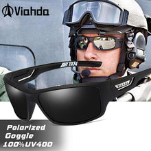 Load image into Gallery viewer, VIAHDA Polarized Sunglasses Men Designer HD Driving Sun Glasses  Male Fishing Eyewear UV400 gafas de sol