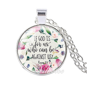 She is clothed with Strength and Dignity Necklace Proverbs 31:25 Bible Verse Christian Quote Necklace Faith Gifts