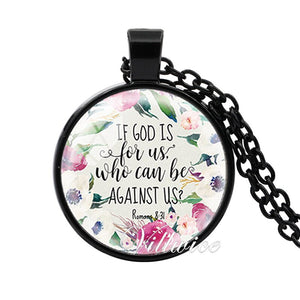 She is clothed with Strength and Dignity Necklace Proverbs 31:25 Bible Verse Christian Quote Necklace Faith Gifts
