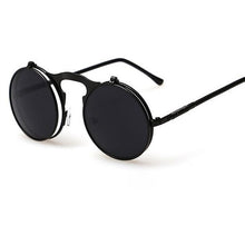 Load image into Gallery viewer, VINTAGE women STEAMPUNK SUNGLASSES round female steam punk retro de sol ladies Men Retro SUN GLASSES sunglasses for women