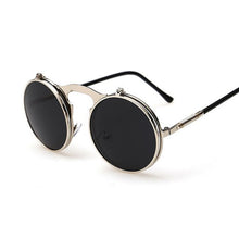 Load image into Gallery viewer, VINTAGE women STEAMPUNK SUNGLASSES round female steam punk retro de sol ladies Men Retro SUN GLASSES sunglasses for women