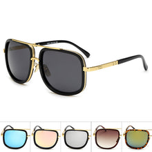 Load image into Gallery viewer, VISION Square Pilot Sunglasses Men Driving 2023 Male  Brand Sun Glasses for Men Metal Designer Cool Shades MIRROR Retro