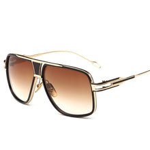 Load image into Gallery viewer, VISION Square Pilot Sunglasses Men Driving 2023 Male  Brand Sun Glasses for Men Metal Designer Cool Shades MIRROR Retro