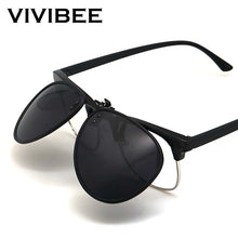 Load image into Gallery viewer, VIVIBEE 2022  Flip up Clip on Sunglasses Polarized Men Driving Pilot Night Vision Lens Sun Glasses Anti-UVA UVB Goggles