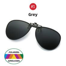 Load image into Gallery viewer, VIVIBEE 2022  Flip up Clip on Sunglasses Polarized Men Driving Pilot Night Vision Lens Sun Glasses Anti-UVA UVB Goggles