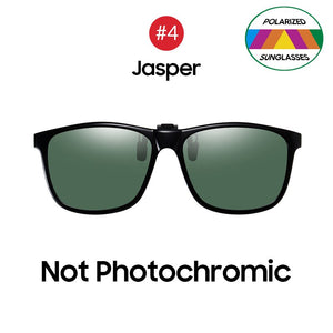VIVIBEE 2023 Polarized Pilot Flip Up Clip on Sunglasses Men Photochromic Polarised Women Sun Glasses Color Change Night Driving