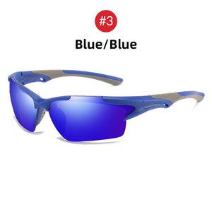 VIVIBEE 2023 Trend Sport UV400 Occhiali da sole Occhiali da pesca da uomo Occhiali da donna Specchio rosso Lente Cornice bianca Tonalità esterne