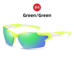 VIVIBEE 2023 Trend Sport UV400 Occhiali da sole Occhiali da pesca da uomo Occhiali da donna Specchio rosso Lente Cornice bianca Tonalità esterne