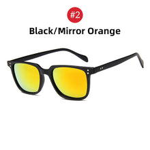 Load image into Gallery viewer, VIVIBEE 2022 Trending Small Men Square Sunglasse Retro Black Women  Mirror Glasses Vintage 70s Summer Shades