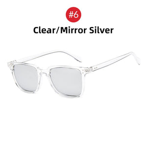 VIVIBEE 2022 Trending Small Men Square Sunglasse Retro Black Women  Mirror Glasses Vintage 70s Summer Shades