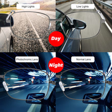 Carica l'immagine nel visualizzatore di Gallery, VIVIBEE Driving Selection Rectangle Pochromic Polarized Men Sunglasses Women Car Driving Safe Polarizing Male Sun Glasses