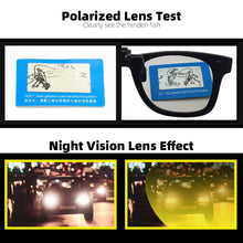 Carica l'immagine nel visualizzatore di Gallery, VIVIBEE Flip Up Clip on Sun Glasses for Men Driving Glasses Clips Light Fishing Female Anti-UVA UVB Polarized Night Vision Lens