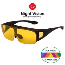 Load image into Gallery viewer, VIVIBEE Flip Up Polarized Sunglasses Men Driving UV400 Photochromic Lens Fishing Goggle for Mypoia Outdoor Women Eyewear