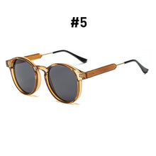 Load image into Gallery viewer, VIVIBEE Gothic Transparent Women Vintage Square Sunglasses 90s Round Sun Glasses 2023 Trending Products UV 400 Men Shades