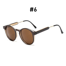 Load image into Gallery viewer, VIVIBEE Gothic Transparent Women Vintage Square Sunglasses 90s Round Sun Glasses 2023 Trending Products UV 400 Men Shades