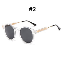 Load image into Gallery viewer, VIVIBEE Gothic Transparent Women Vintage Square Sunglasses 90s Round Sun Glasses 2023 Trending Products UV 400 Men Shades