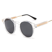 Load image into Gallery viewer, VIVIBEE Gothic Transparent Women Vintage Square Sunglasses 90s Round Sun Glasses 2023 Trending Products UV 400 Men Shades