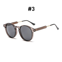 Load image into Gallery viewer, VIVIBEE Gothic Transparent Women Vintage Square Sunglasses 90s Round Sun Glasses 2023 Trending Products UV 400 Men Shades
