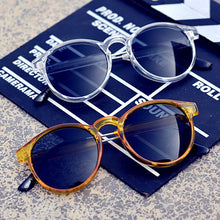 Load image into Gallery viewer, VIVIBEE Gothic Transparent Women Vintage Square Sunglasses 90s Round Sun Glasses 2023 Trending Products UV 400 Men Shades