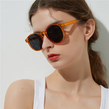 Load image into Gallery viewer, VIVIBEE Gothic Transparent Women Vintage Square Sunglasses 90s Round Sun Glasses 2023 Trending Products UV 400 Men Shades