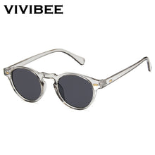 Load image into Gallery viewer, VIVIBEE Men Fashions 2023 Oval Small Sunglasses Clear Classic UV400 Sun Glasses Trends for 2023 Transparent Shades for Women