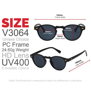 VIVIBEE Men Fashions 2023 Oval Small Sunglasses Clear Classic UV400 Sun Glasses Trends for 2023 Transparent Shades for Women