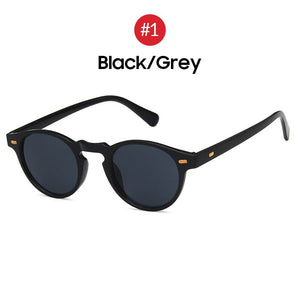 VIVIBEE Men Fashions 2023 Oval Small Sunglasses Clear Classic UV400 Sun Glasses Trends for 2023 Transparent Shades for Women