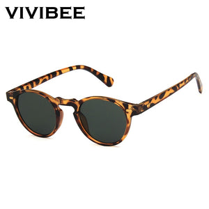 VIVIBEE Men Fashions 2023 Oval Small Sunglasses Clear Classic UV400 Sun Glasses Trends for 2023 Transparent Shades for Women