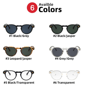 VIVIBEE Men Fashions 2023 Oval Small Sunglasses Clear Classic UV400 Sun Glasses Trends for 2023 Transparent Shades for Women