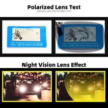 Carica l'immagine nel visualizzatore di Gallery, VIVIBEE Mirror Blue Flip Up Clip on Sunglasses Men Polarized Lens Metal Clips Night Vision Safe Driving UV400 Glasses for Women