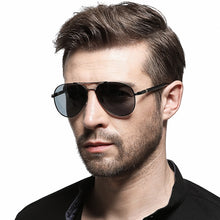 Load image into Gallery viewer, VIVIBEE Photochromic Sunglasses Mens Aviation Polarized UV400 Day and Night Vision Driving Sun Glasses Women Titanium Goggles