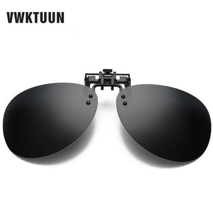 VKWTUUN Oval Polarized Clip On Sunglasses Women Men Oversized Sun Glasses Driving Fishing Polarized Mirror Lens Anti-UVA -UVB