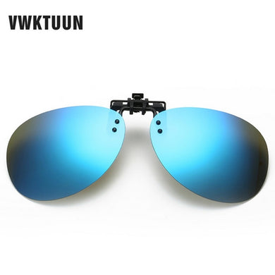 VKWTUUN Oval Polarized Clip On Sunglasses Women Men Oversized Sun Glasses Driving Fishing Polarized Mirror Lens Anti-UVA -UVB