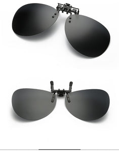 VKWTUUN Oval Polarized Clip On Sunglasses Women Men Oversized Sun Glasses Driving Fishing Polarized Mirror Lens Anti-UVA -UVB