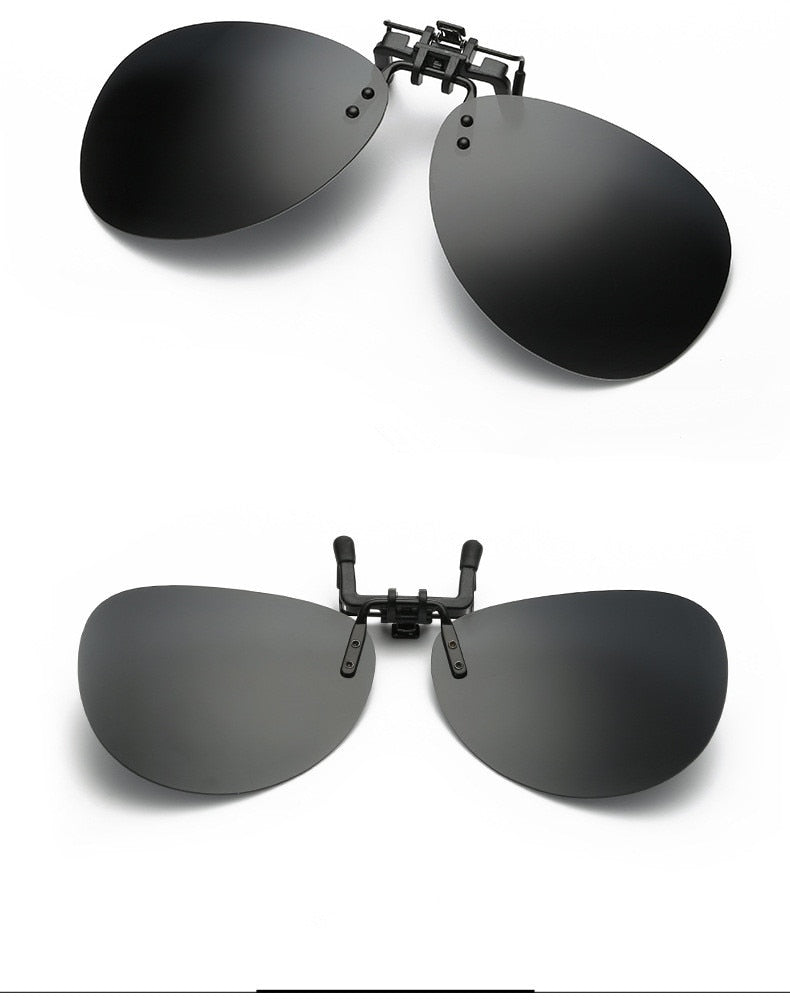 VKWTUUN Oval Polarized Clip On Sunglasses Women Men Oversized Sun Glasses Driving Fishing Polarized Mirror Lens Anti-UVA -UVB